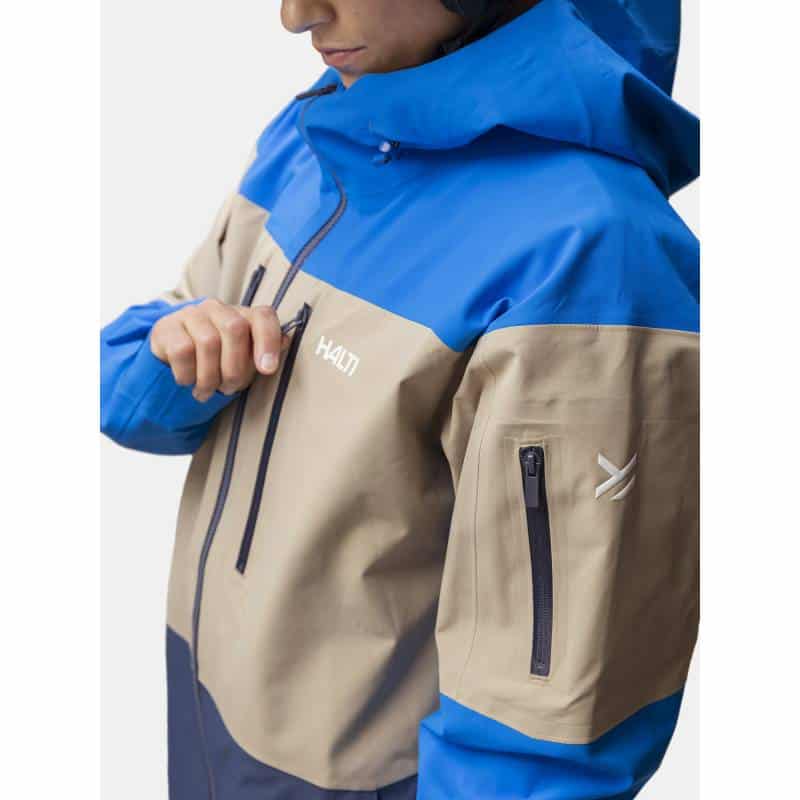 Ски яке Halti Rizle Unisex 3L Dx Ski jacket ELECTRIC BLUE Син - Image 3